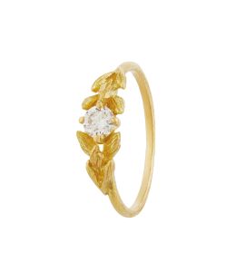 Wild Grass Union Ring with 0.24ct Diamond