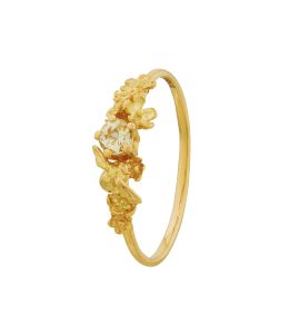 Beekeeper Garden Ring with Light Peach Sapphire Product Photo