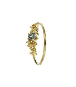 Beekeeper Garden Ring |  Deep Teal Sapphire | Alex Monroe Jewellery