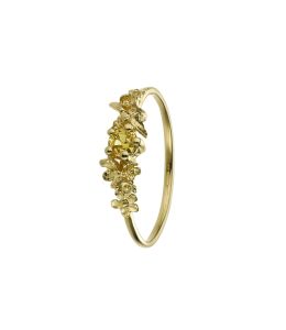 Beekeeper Garden Ring with Rich Yellow Sapphire | 18ct Yellow Gold | O