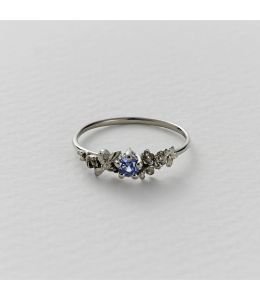 Beekeeper Garden Ring with Lavender Blue Sapphire