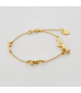 Fox, Rabbit & Mouse Chase Bracelet